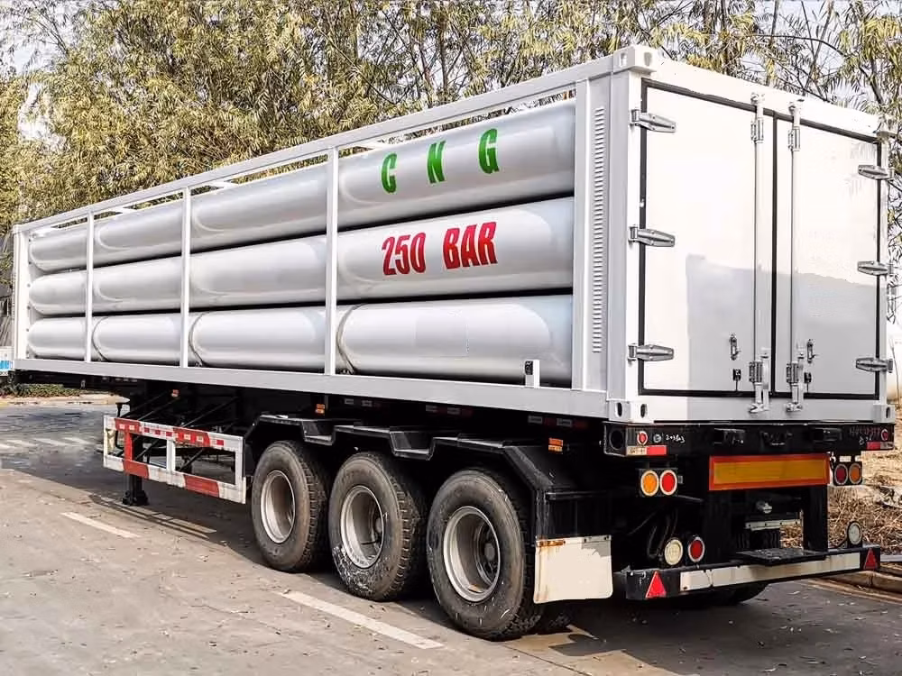 Large Capacity Seamless Steel Gas Cylinder N2 He Air Hydrogen CNG Cylinder Tube Bundle Container Tank