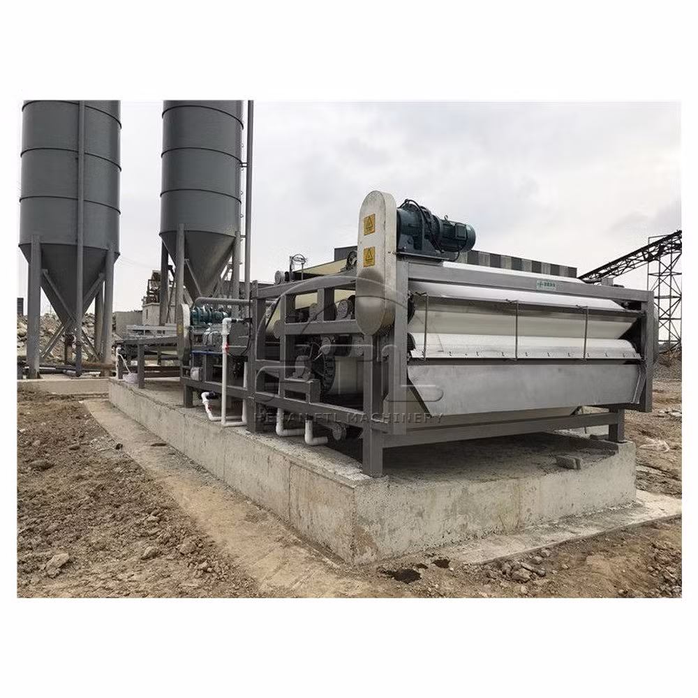 Magnesite Titanium Gold Ore Dressing Vacuum Belt Filter with Large Production Capacity