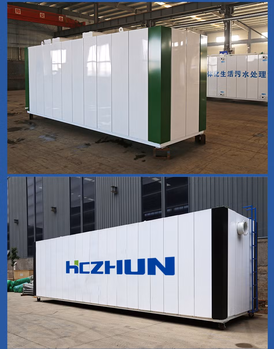 Industrial Equipment Containerized Mbr Mbbr Domestic Sewage Treatment Equipment