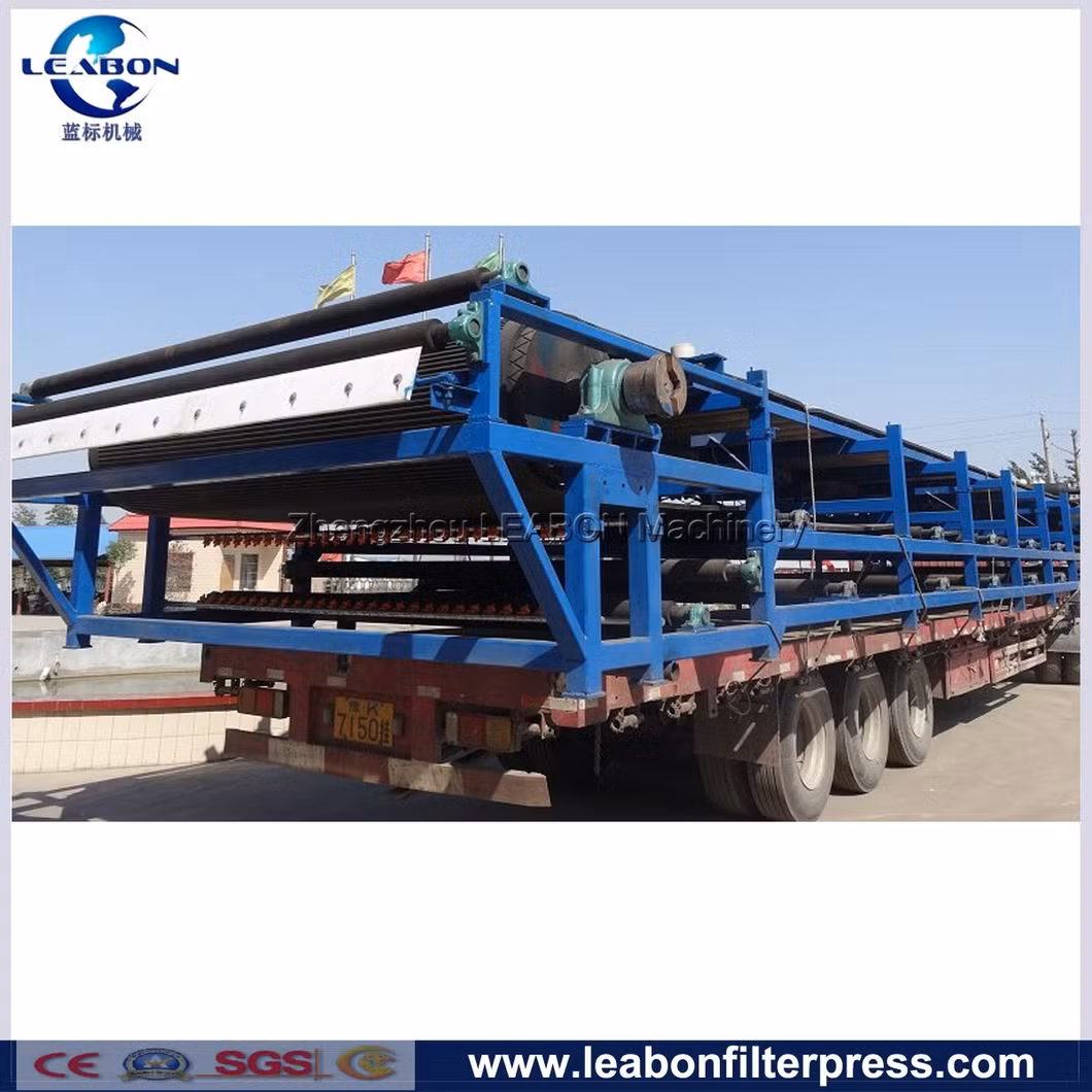 High Efficiency Dzu Series Rubber Belt Type Vacuum Filter Press with Competitive Price