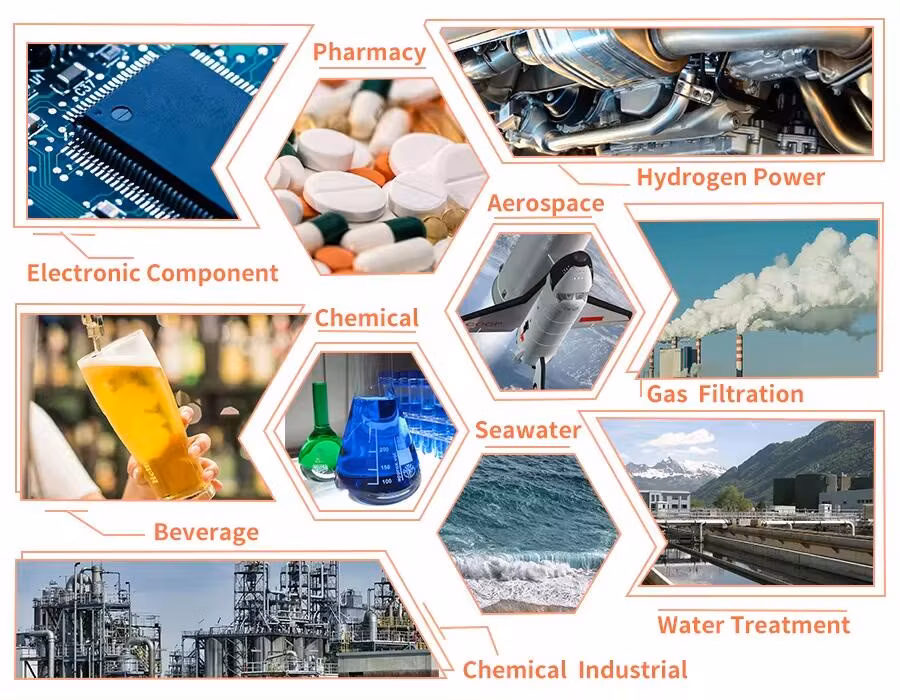 Hengko Porous Sintered Metal Gas Sparger Oxygene CO2 Ozone Air Bubble Diffuser Carbonation Stone