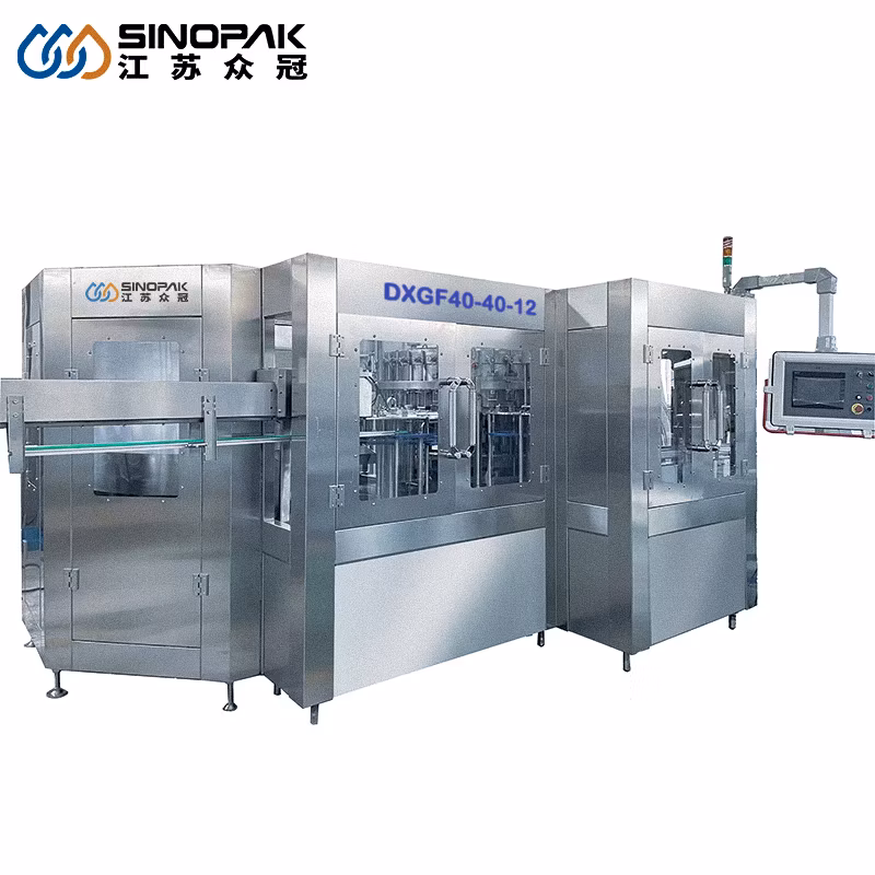 Automatic CSD Beverage Soda Carbon Dioxide Carbonated Liquid Filling Dosing Mixer Machine