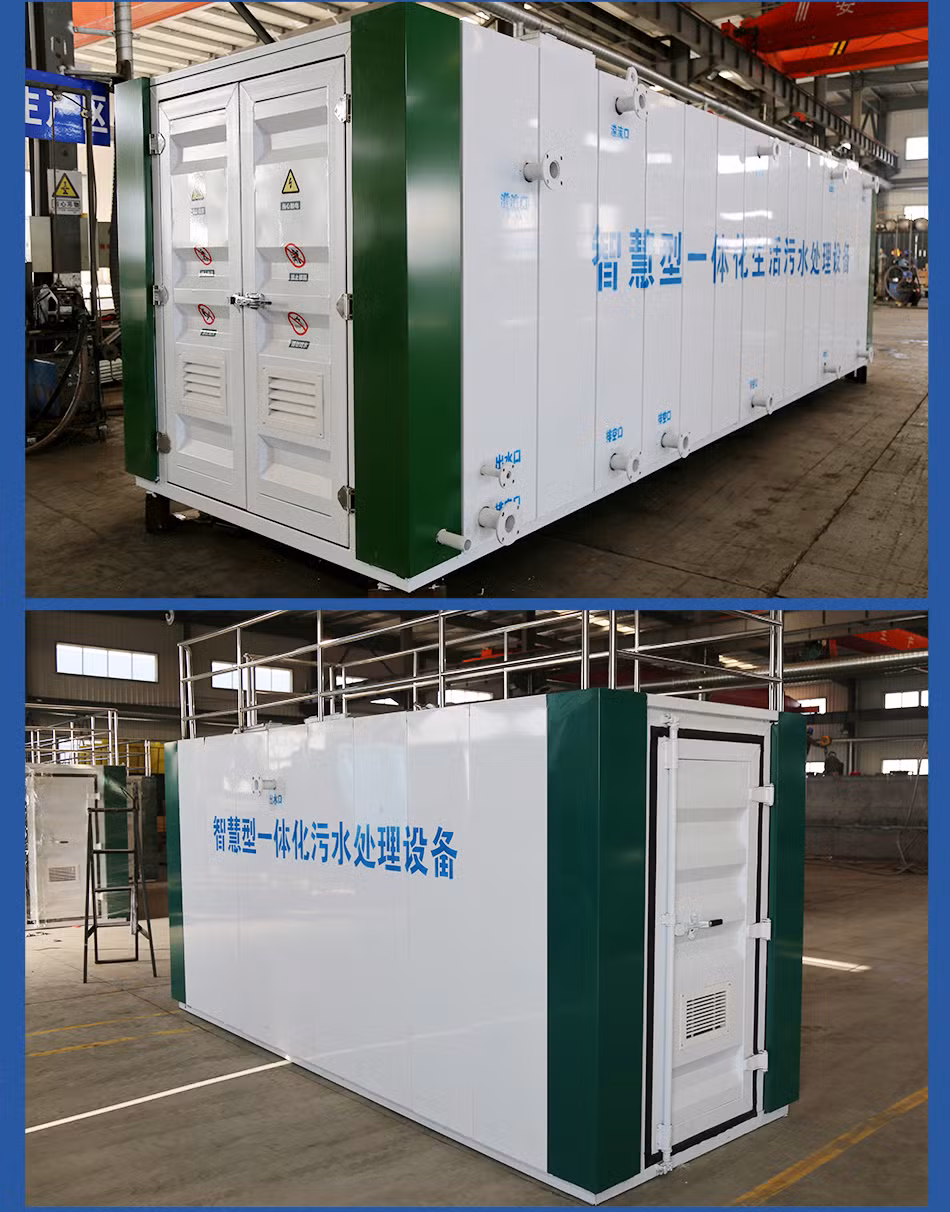 Industrial Equipment Containerized Mbr Mbbr Domestic Sewage Treatment Equipment