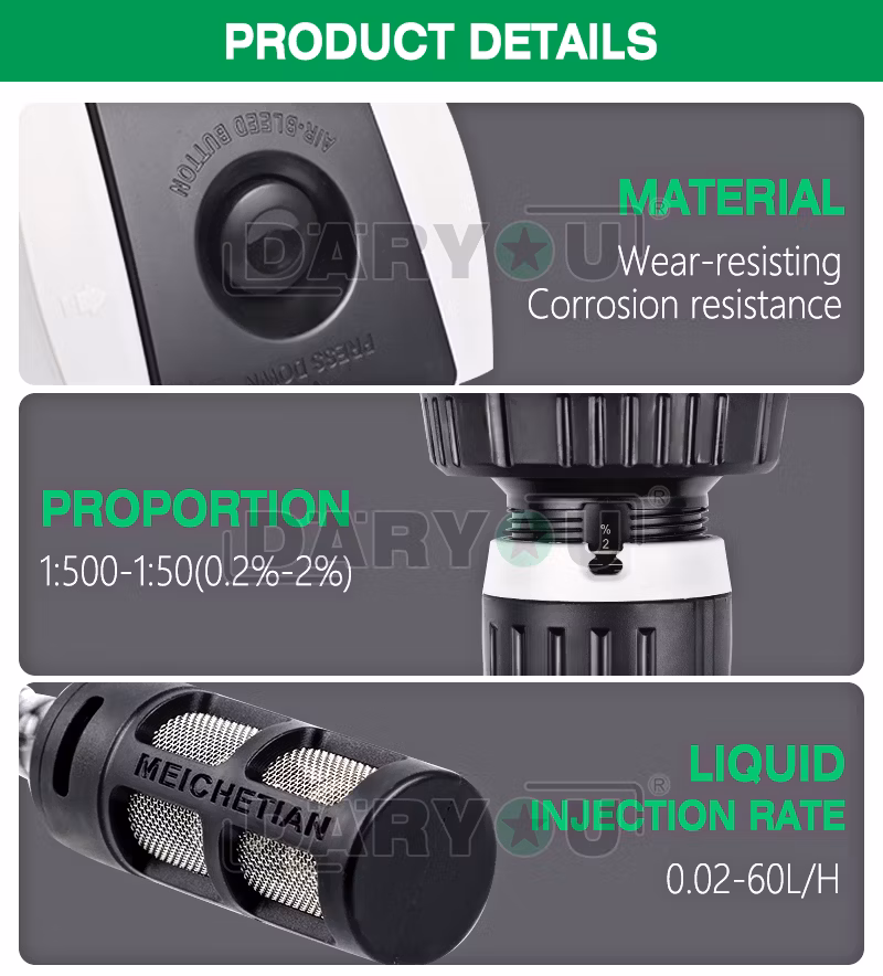 Daryou Liquid Injection Rate 0.02-60L/H Farm Livestock Automatic Dosing Pump for Dosing Chemical