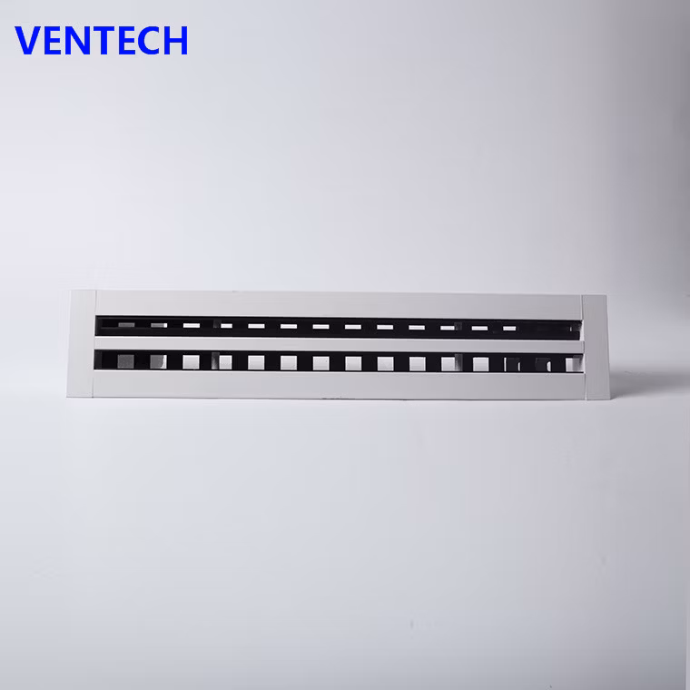 Supply Linear Slot Diffuser Aluminum Air Ceiling Diffuser with Plenum Box
