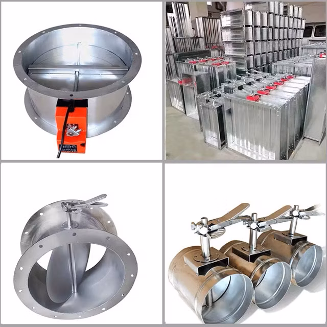 Ceiling Grille Cover Heating Cooling Round Air Vent ABS Air Diffuser with Adjustable Dampers