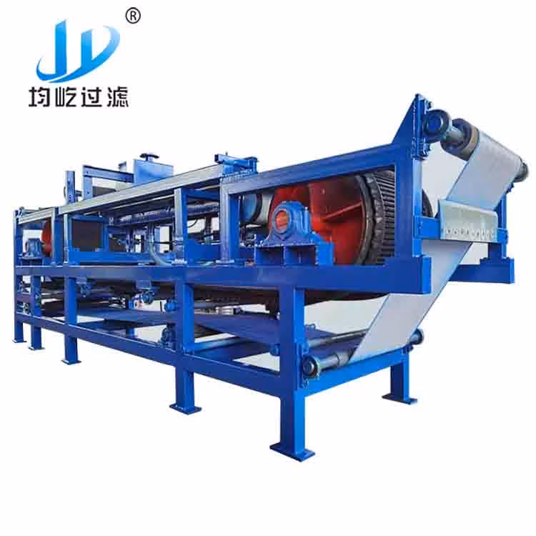 Higher Filtration Rates Minimum Moisture Content Vacuum Belt Filter Press