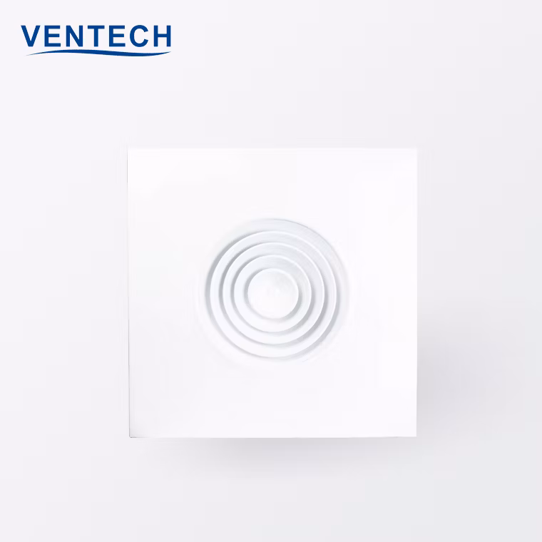 HVAC Aluminum China Factory Round Ceiling Diffuser with Air Damper