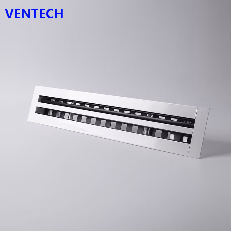 Supply Linear Slot Diffuser Aluminum Air Ceiling Diffuser with Plenum Box