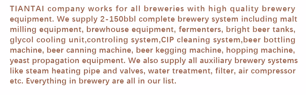 Combined 3-Vessel Electric Heating Stainless Steel Restaurant Beer Brewing Equipment
