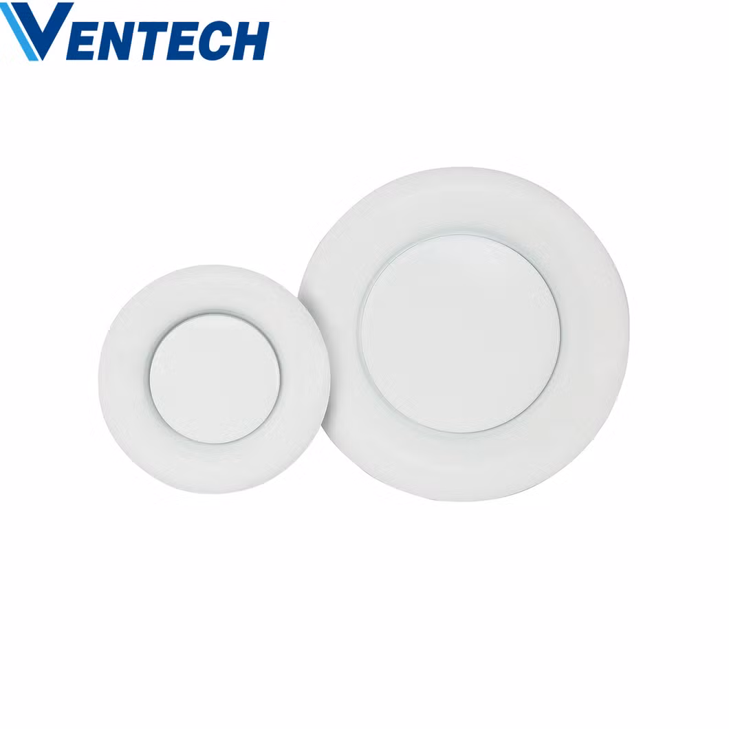 Metal Disc Valve Round Shape Exhaust Air Disc Valve Ceiling Diffuser