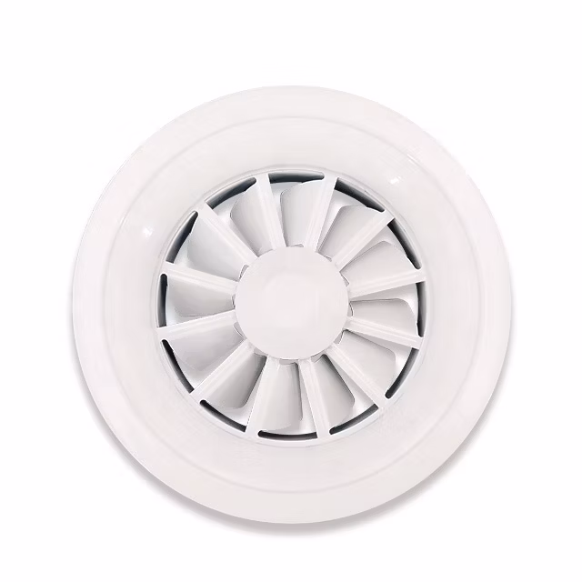 HVAC Aluminum Adjustable Blades Ceiling Round Swirl Air Diffuser