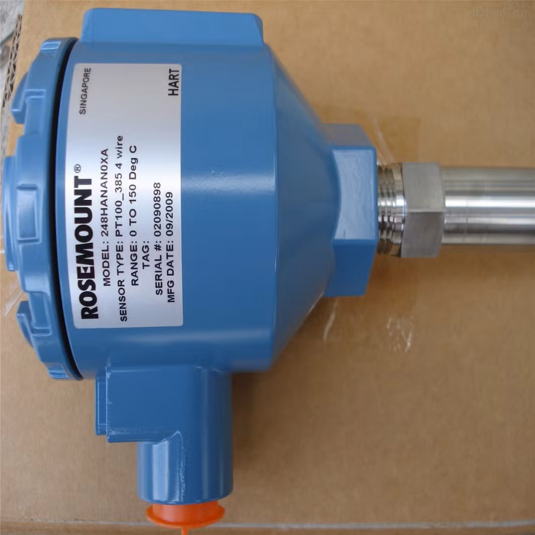 Reliable Rosemount 4-20mA Temperature Transmitter with Integral Design and Ambient Temperature Range