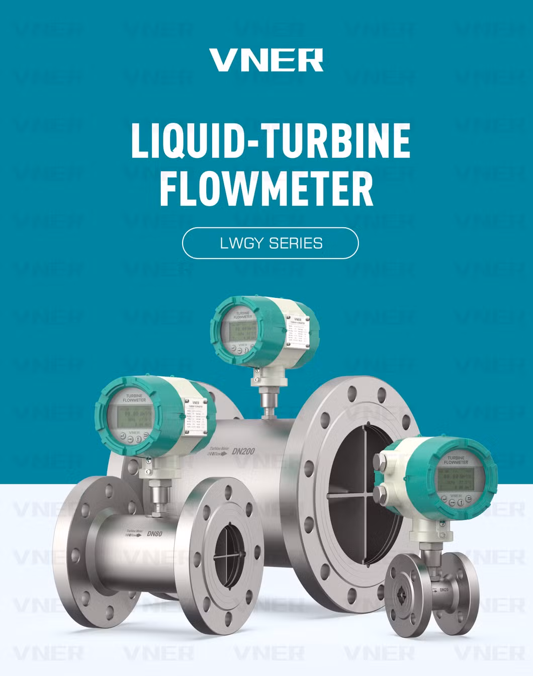 Long Warranty Factory Price Stainless Steel Turbine Flowmeter Water Flow Meter