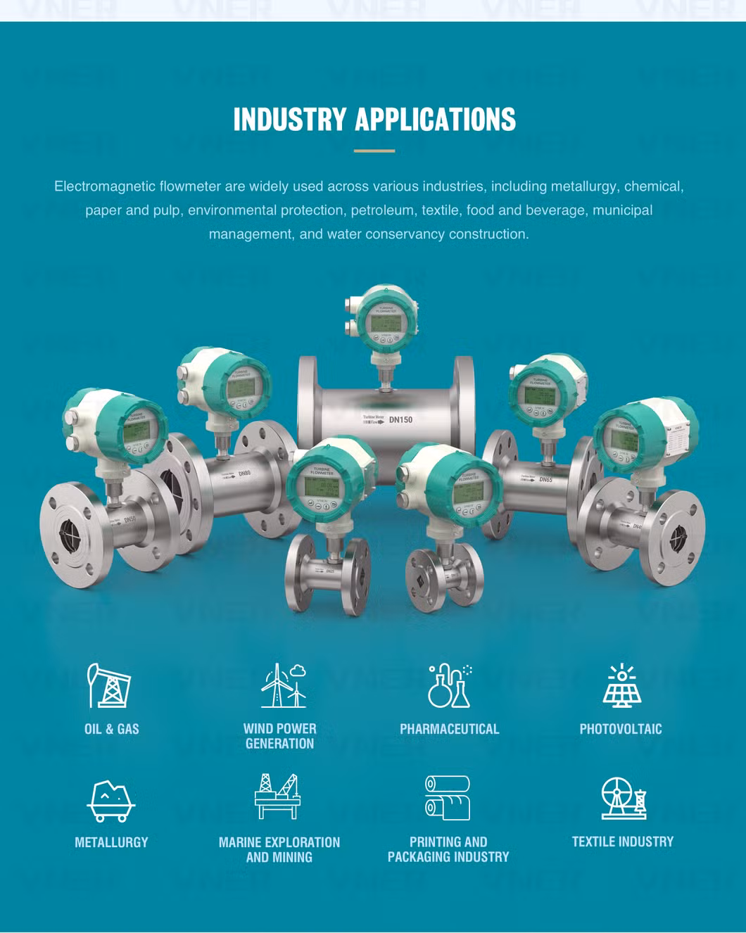 Long Warranty Factory Price Stainless Steel Turbine Flowmeter Water Flow Meter