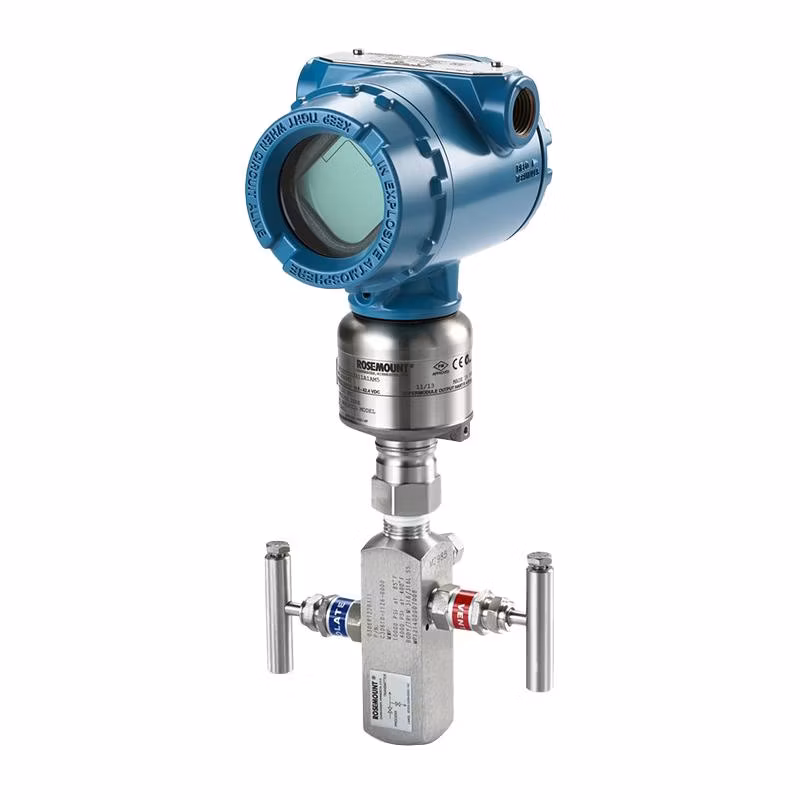High Accuracy Rosemount Pressure Transmitter, 4-20mA Output, Explosion Proof