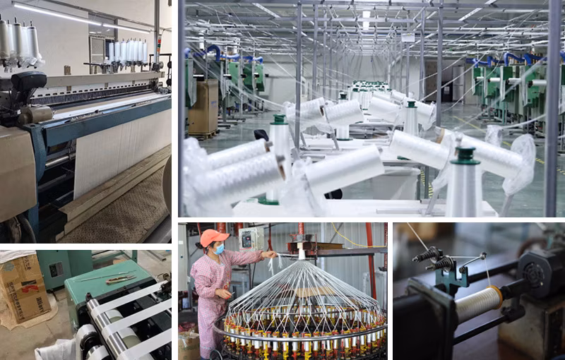 High Silica Coated Fiberglass Cloth with 100mm Width and Beihai Trademark