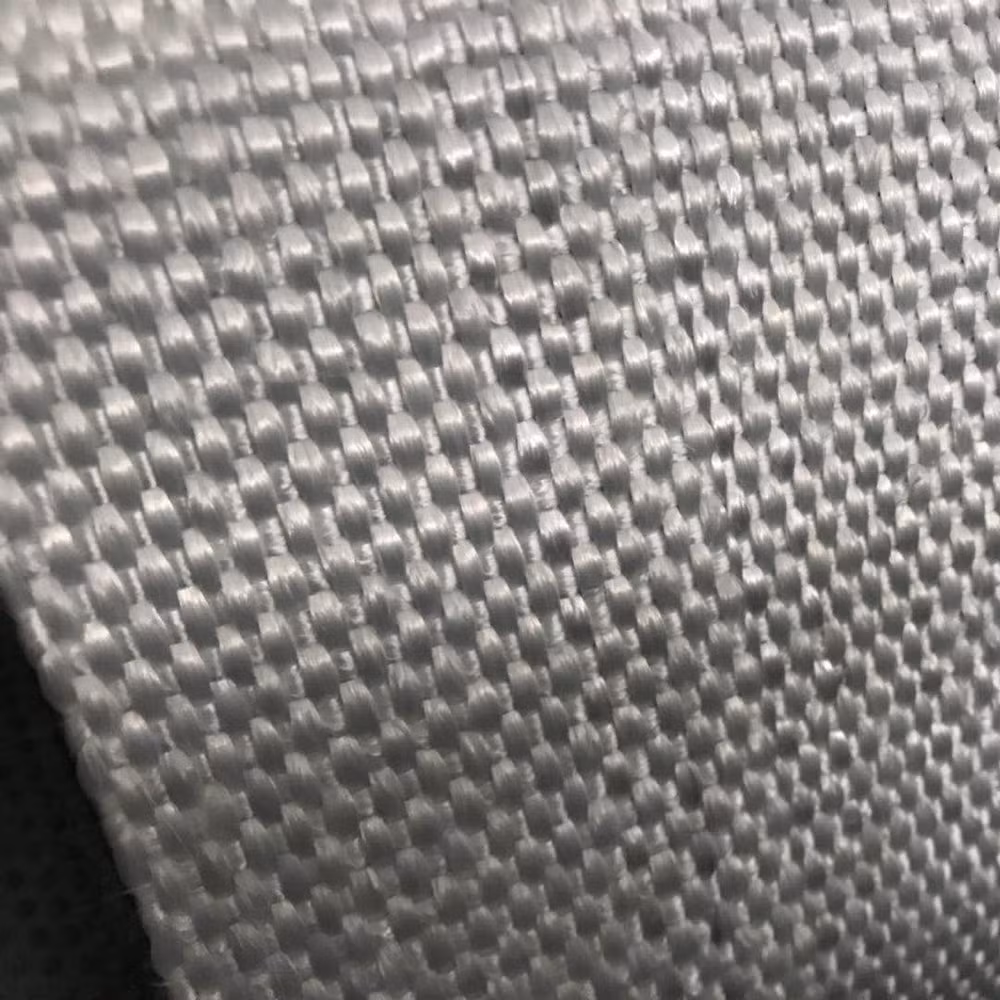 Silicone Rubber Coating Vermiculite Aluminum Foil Coated Aluminized Heat E Glass Fiber Roving Woven PTFE Plain Texturized Weave Twill Fireproof Fiberglass Cloth