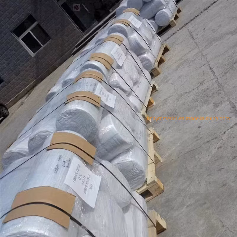 Thermal Insulation Refractory Material Ceramic Fiber Cloth Reinforced with Fiberglass with Ss Wire