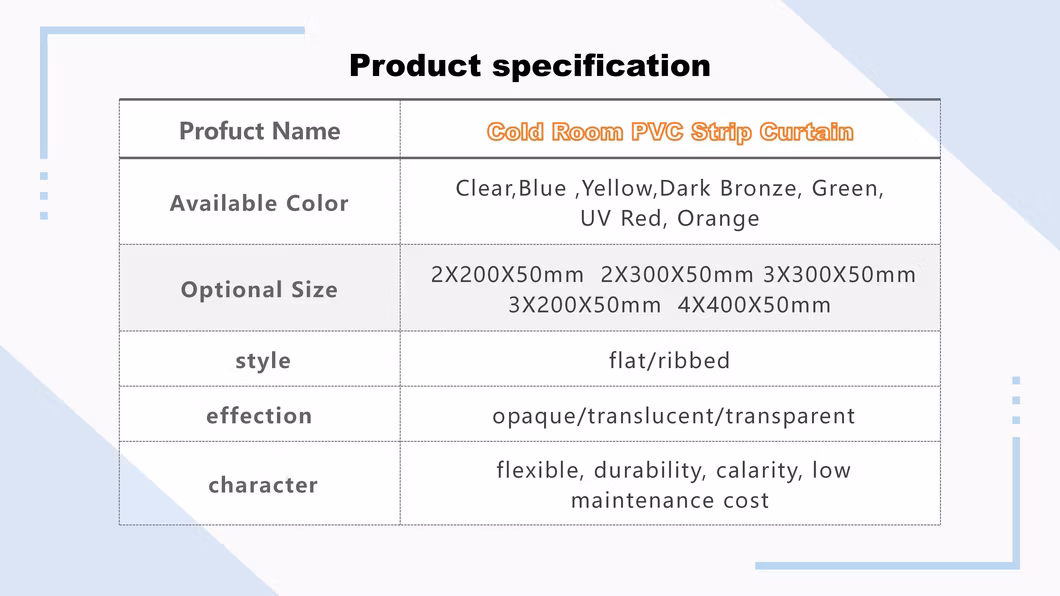 Red Color PVC Strip Amber Welding Curtains