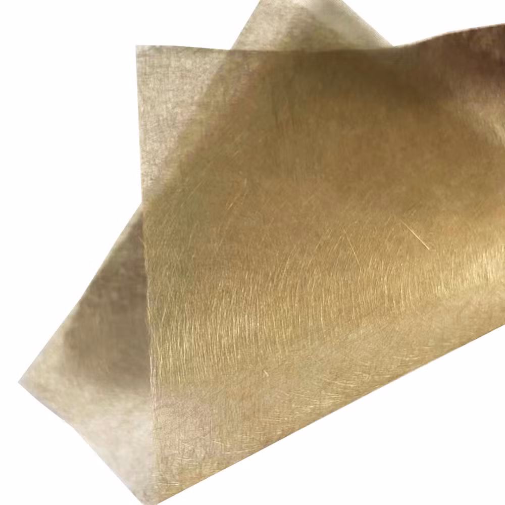 Golden Basalt Fiber Fabric for Fireproof Surfacing Tissue
