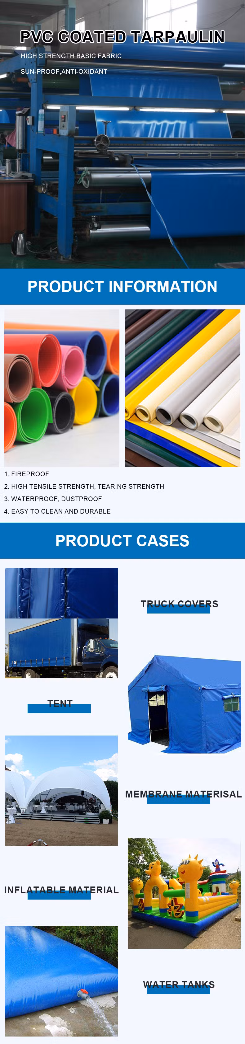 Machine for Welding PVC Fabric Tarpaulin Blaockout White