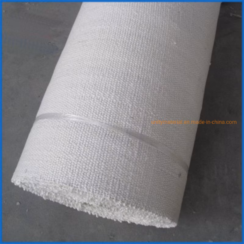 Thermal Insulation Refractory Material Ceramic Fiber Cloth Reinforced with Fiberglass with Ss Wire