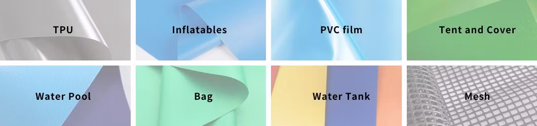 Jtx Outstanding Tearing Strength for Welding Black PVC Tarpaulin for Advertising Banner