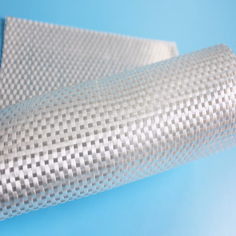 High Tensile Strength Fiberglass Woven Roving Fabric and Steel Wire Ceramic Fiber Insulation Cloth for FRP Production
