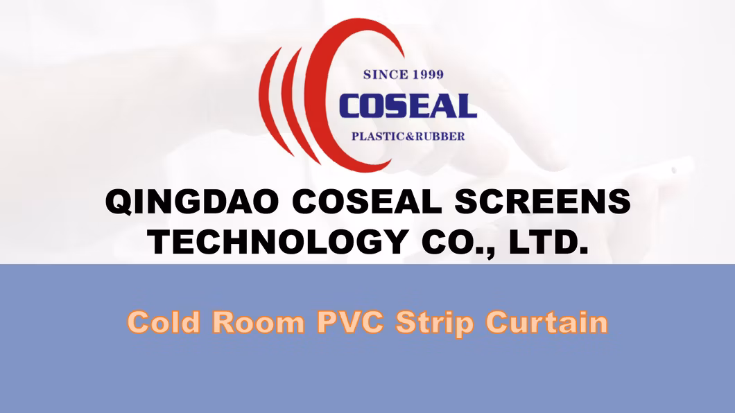 Red Color PVC Strip Amber Welding Curtains