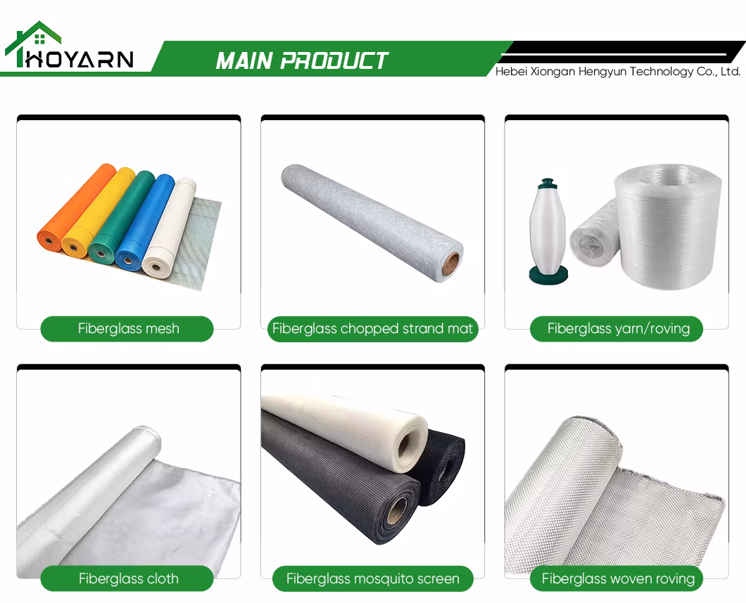 High Tensile Strength Stable Structure Anti-Decay Fiberglass Cloth