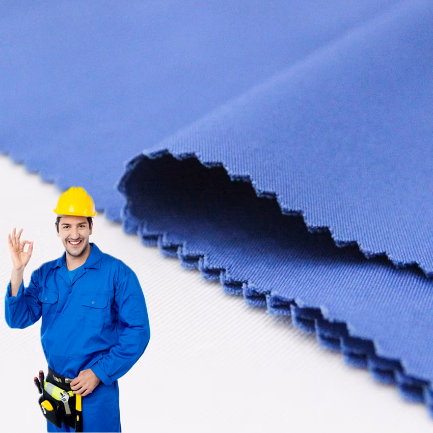 Nfpa2112 ASTM1959 88cotton 12 Nylon Arc Flash Protective Flame Resistant Twill Fabric for PPE and Welding Work Wear and Coverall