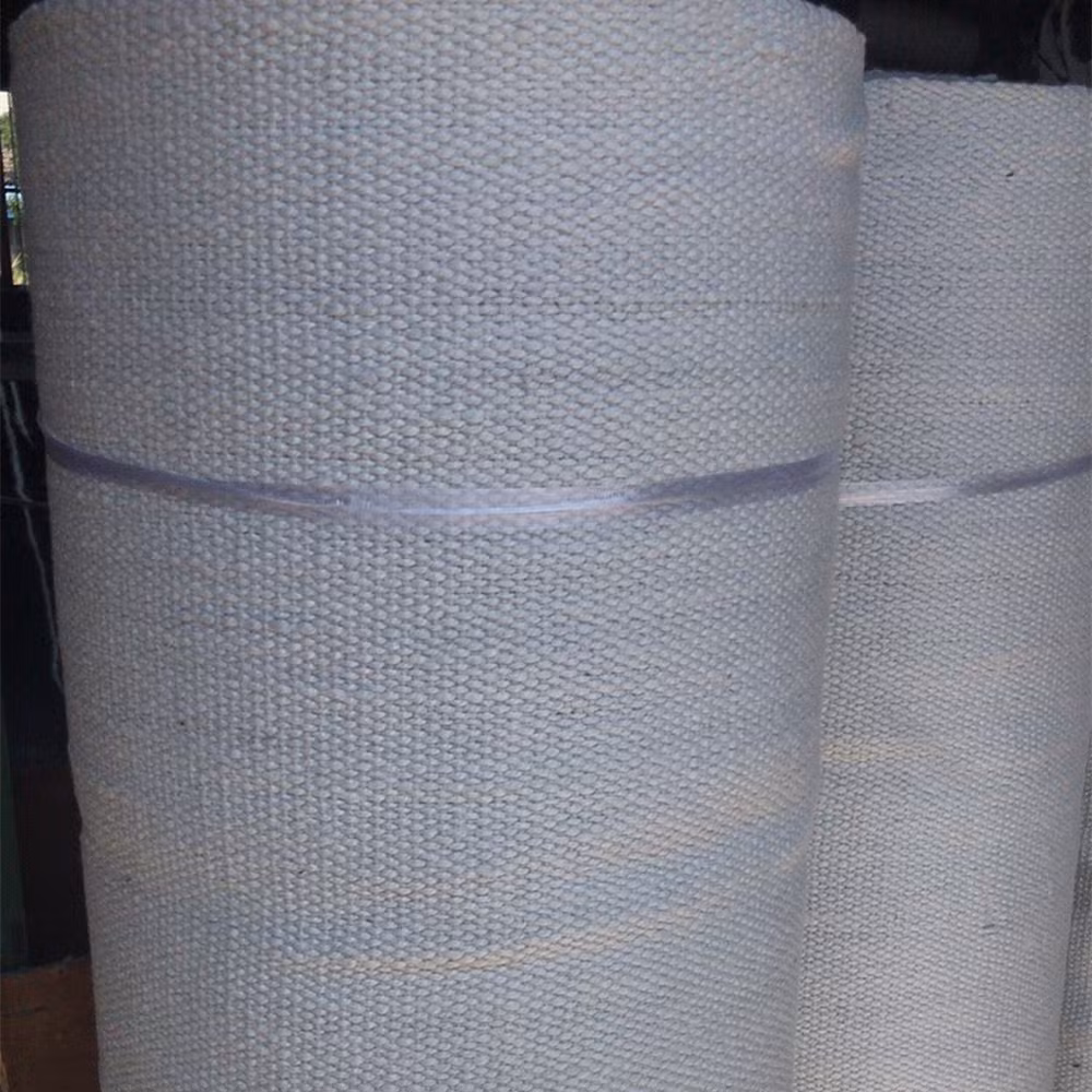 Aluminum Foil Silicone Vermiculite China Manufacturer High Temperature Woven Fabric Reinforced with Fiberglass and Steel Wire Ceramic Fiber Insulation Cloth