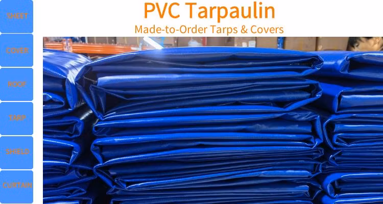 PVC vinyl coated tarpaulin for Truck Trailer Truck Canopy Cover