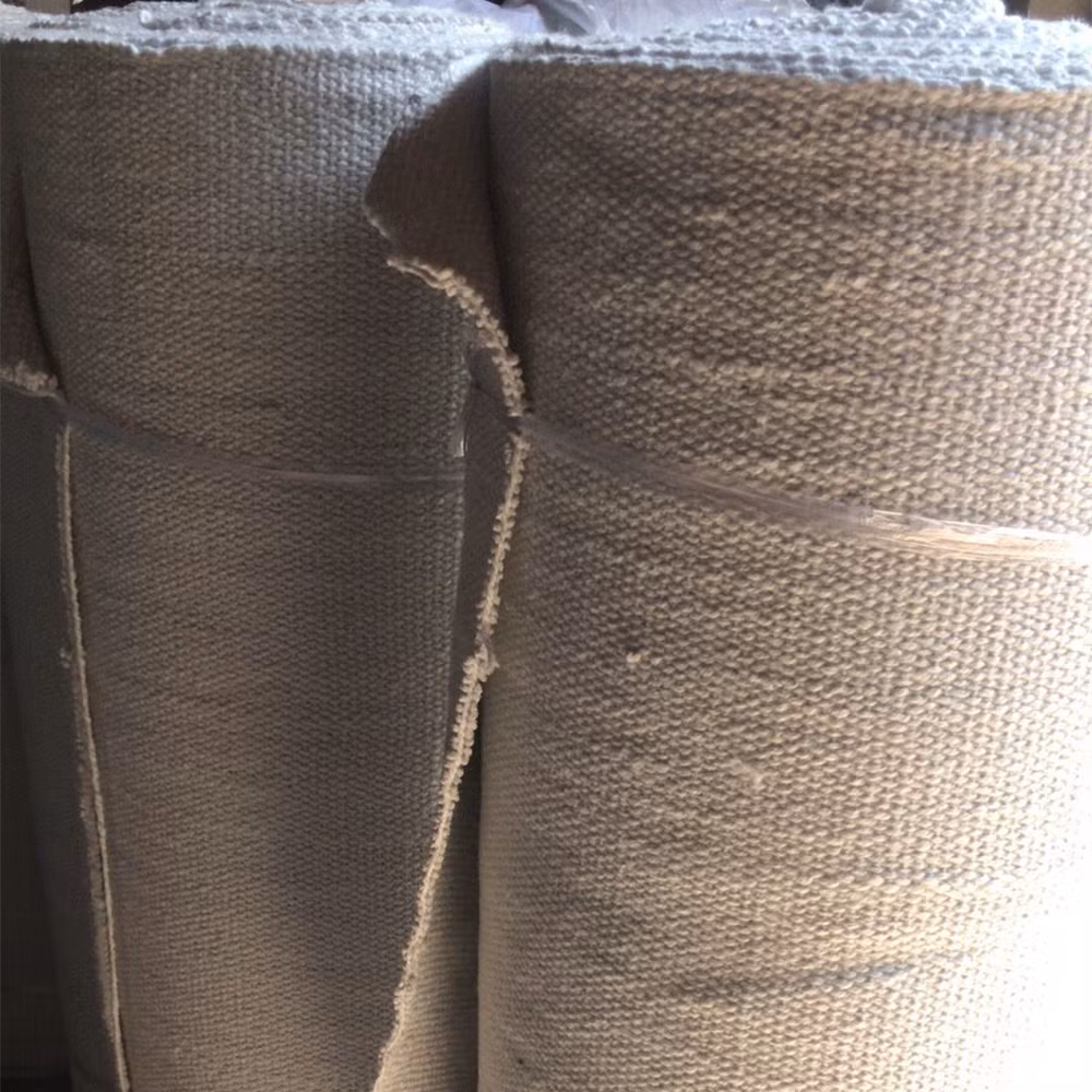 Aluminum Foil Silicone Vermiculite China Manufacturer High Temperature Woven Fabric Reinforced with Fiberglass and Steel Wire Ceramic Fiber Insulation Cloth