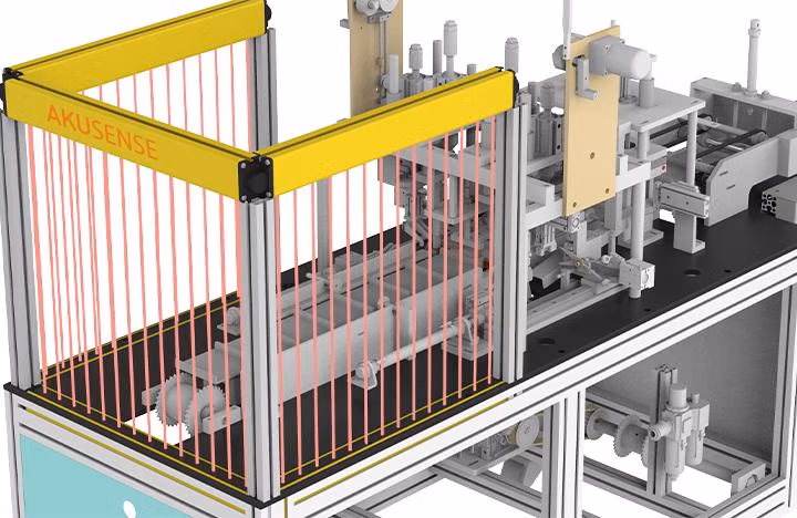 Measuring Type Safety Light Curtains for Detect Defects in The Welding Process