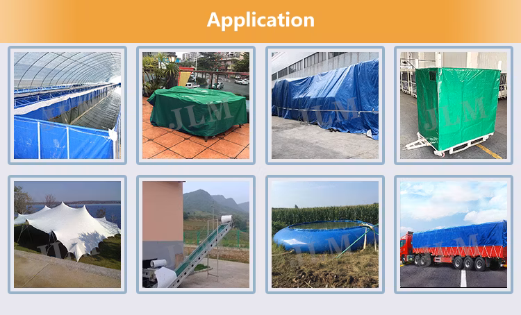 Jlm Lona De PVC 610g 25 X 50 M2 Flame Retardant Welding Tarpaulin