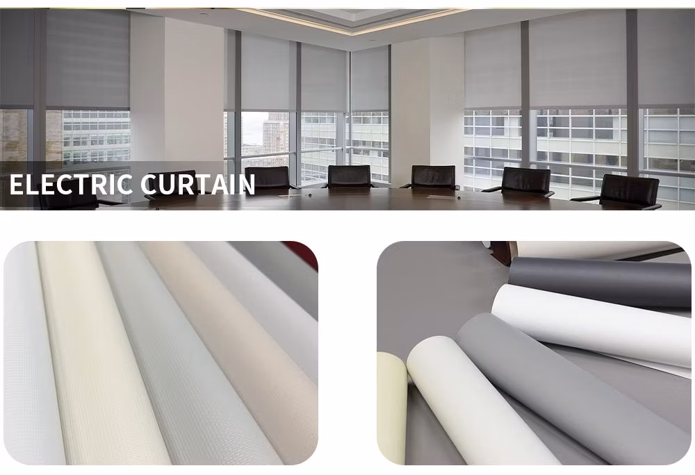 440GSM Fiberglass Blackout Roller Blinds Window Curtain Fabrics OEM Manufacturer