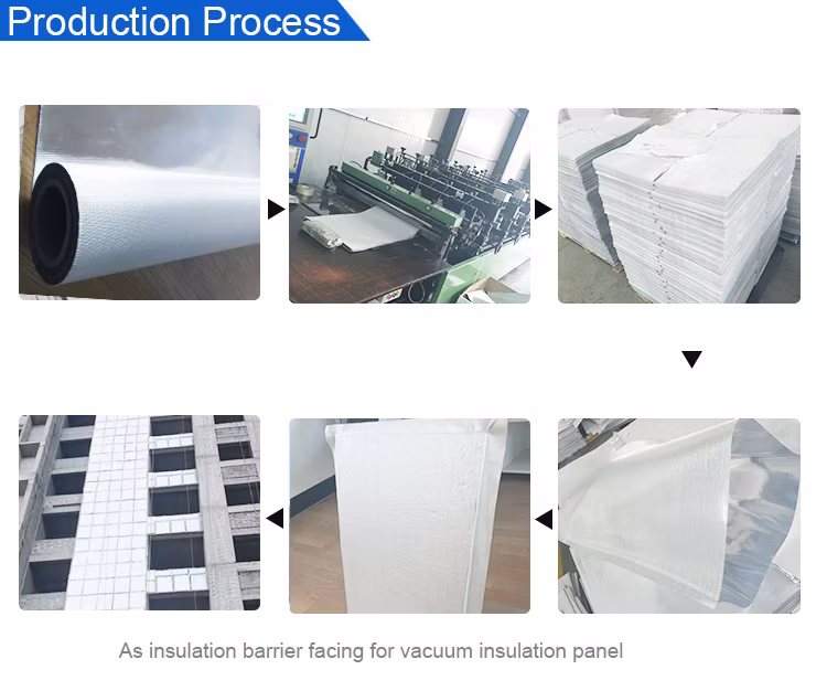Aluminum Foil Glass Fiber Cloth Bag to Pack Glass Wool Rock Wool as Heat Insulation Materials