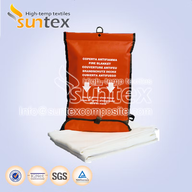 E-Glass Woven Fire Resistant Silicone Coated Fiberglass Welding Fire Blanket