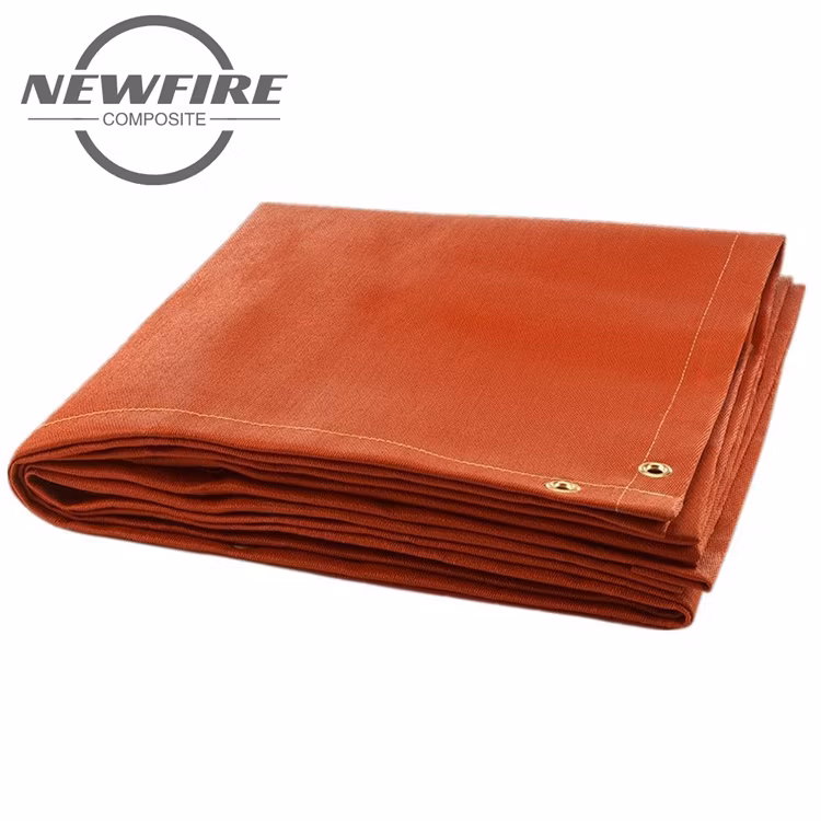 High Quality Customizable Fireproof and Heat Resistant Fire Welding Blanket Fire Resistant Protective Thermal Insulation Fiberglass Welding Fabric Fire Blanket