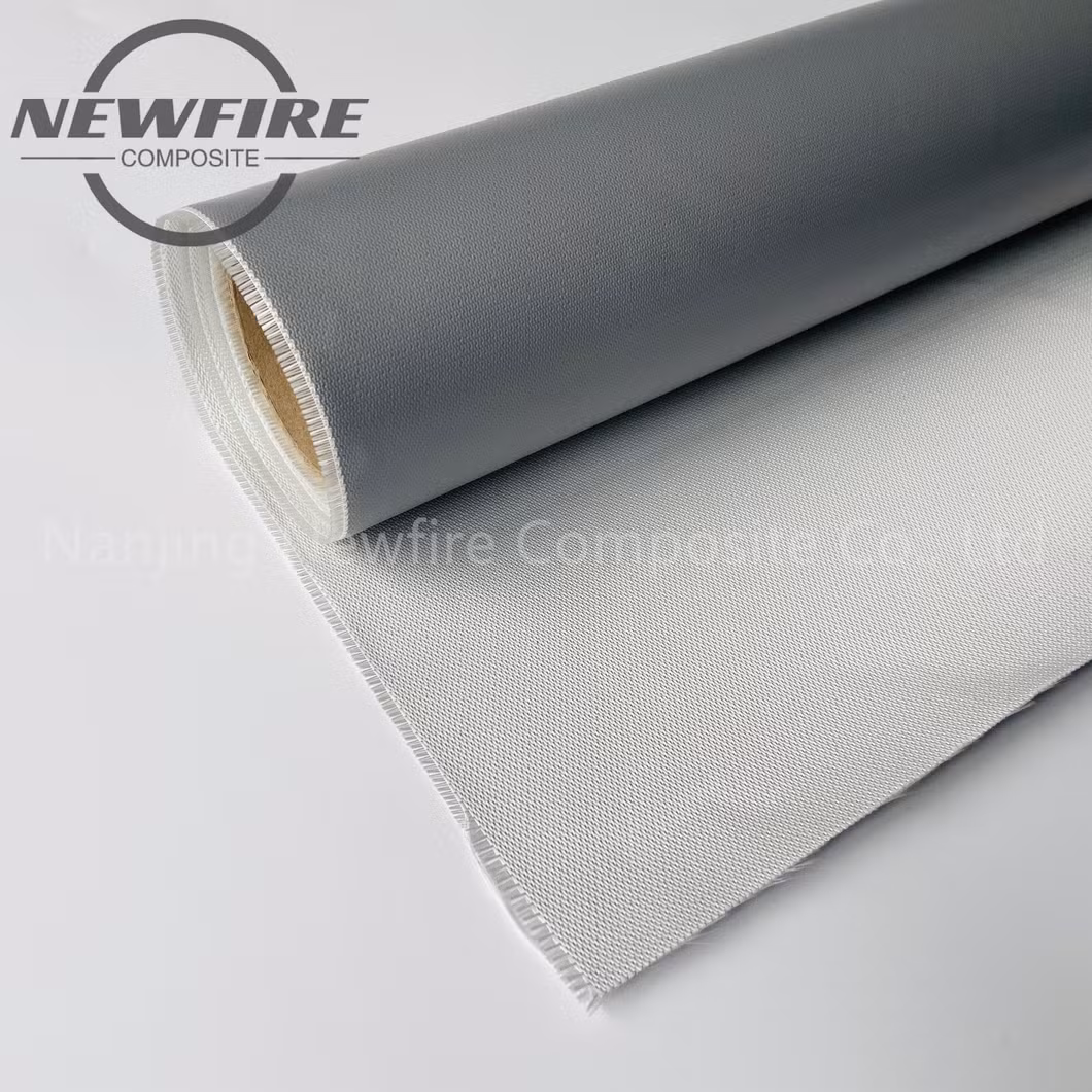 Fireproof Water Proof Anti-Aging Fabric Anti Heat Fiberglass Silicone Cloth Coated Fabric for Surfboards, Extend Width to 2m High Quality Silicone Coated Fabric