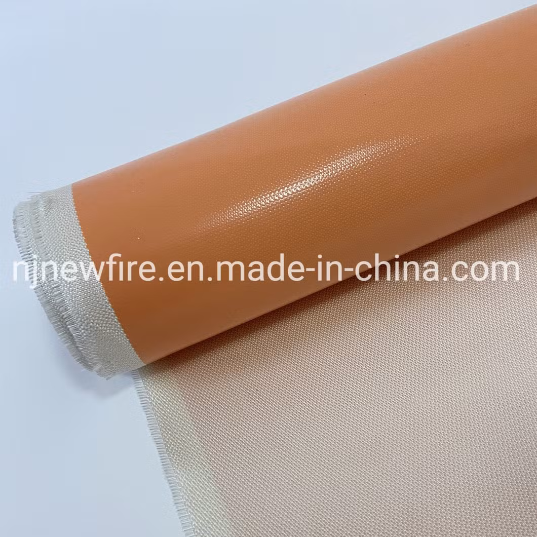 Fireproof Water Proof Anti-Aging Fabric Anti Heat Fiberglass Silicone Cloth Coated Fabric for Surfboards, Extend Width to 2m High Quality Silicone Coated Fabric