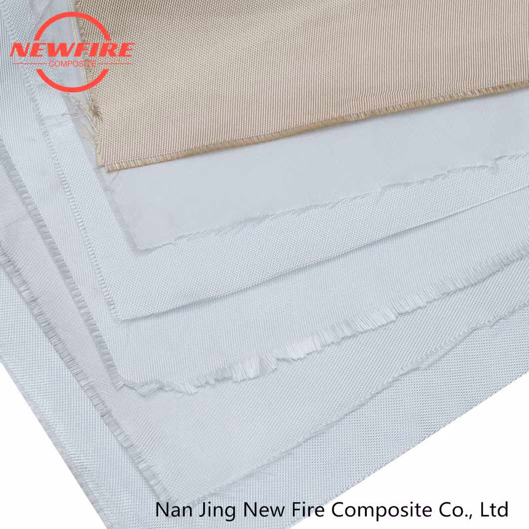High Silica Fiberglass Fabric Coated Glass Fiber U-Silica Flint Cloth Temperature Resistant