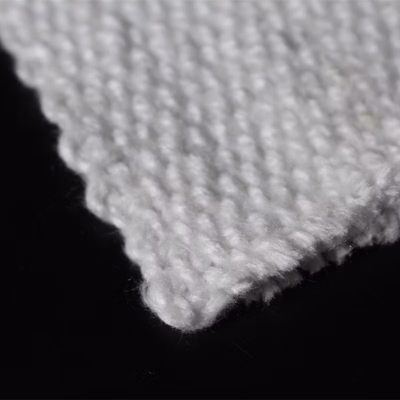 Vermiculite Aluminum Foil Reinforced with S. S. Wire Metal Stainless Steel Glass Fiberglass Insert Weave Furnace Sintered Fabric Woven Ceramic Fiber Cloth