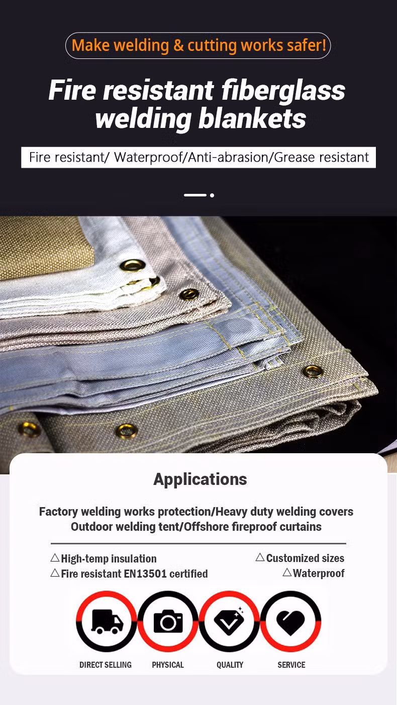 Fire Blanket for Welding & Fire Blanket for House Fire Blanket Material