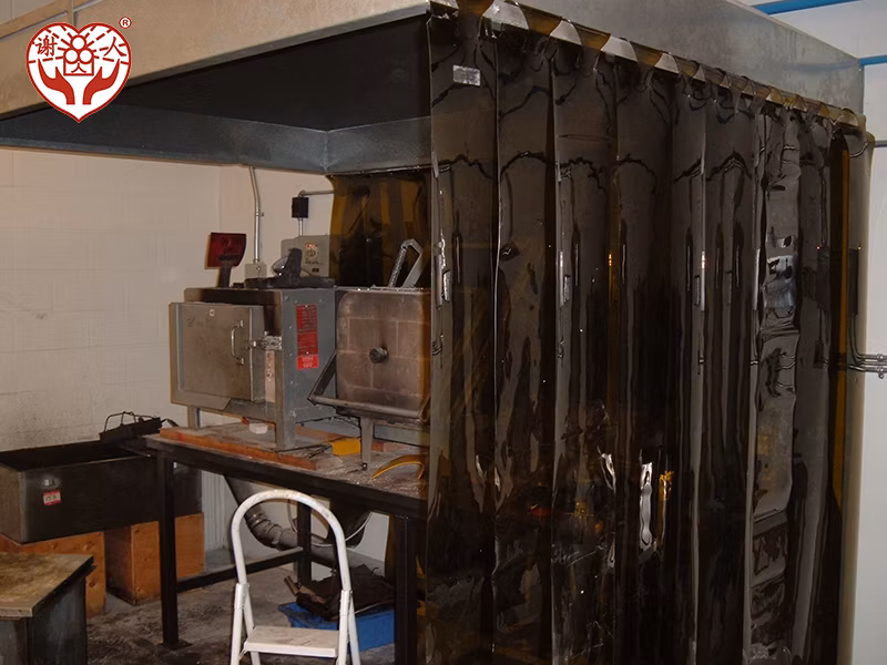 Mass Inventory Black Anti Arc PVC Screen Vinyl Welding Curtain