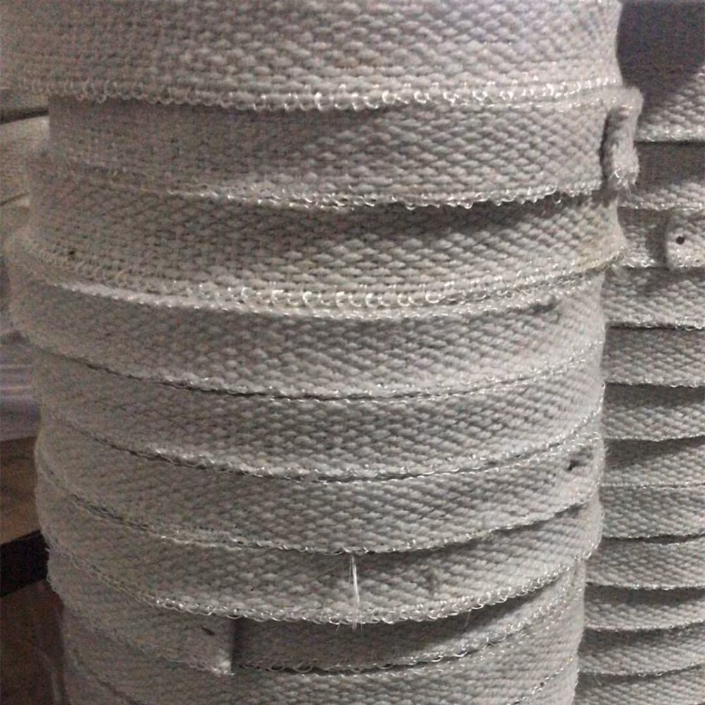 Aluminum Foil Silicone Vermiculite China Manufacturer High Temperature Woven Fabric Reinforced with Fiberglass and Steel Wire Ceramic Fiber Insulation Cloth