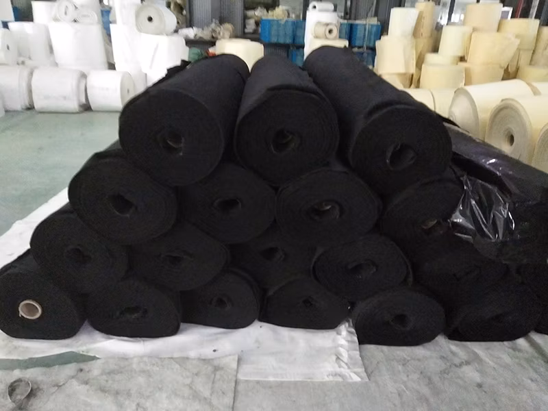 High Temperature Pre-Oxidized Black Flame Retardant Safety Protective Carbon Fiber Fire Back Welding Blanket