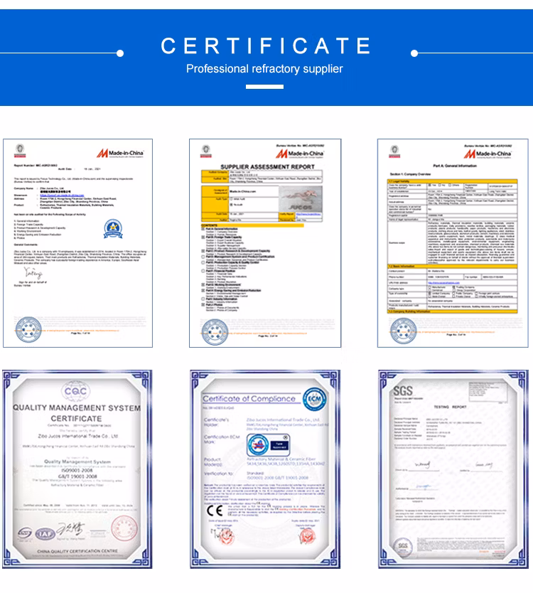 1260 Refractory Fiber Fire Resistance Material Thermal Insulation Blanket